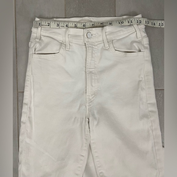 MOTHER The Hustler Fray Fairest of Them All White Size 26 - Picture 12 of 12
